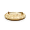 Chanel Lion Medallion Brooch GP secondhand