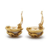Chanel Multiple CC Artificial Pearl Round Clip-On Earrings GP secondhand