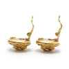Chanel CC Logo Artificial Pearl Round Clip-On Earrings GP secondhand
