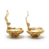 Chanel CC Logo Artificial Pearl Round Clip-On Earrings GP secondhand