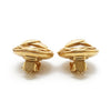 Chanel CC Logo Artificial Pearl Round Clip-On Earrings GP secondhand