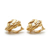 Chanel CC Logo Artificial Pearl Round Clip-On Earrings GP secondhand