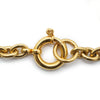 Chanel CC Logo Filigree Cut-out Chain Necklace GP secondhand