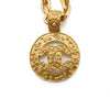 Chanel CC Logo Filigree Cut-out Chain Necklace GP secondhand