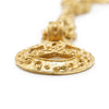 Chanel CC Logo Filigree Cut-out Chain Necklace GP secondhand