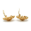 Chanel Cut-out Chain Detail Domed Round Clip-On Earrings GP secondhand