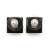 Chanel CC Logo Square Earrings secondhand