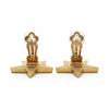 Chanel CC Logo Star Clip-On Earrings GP secondhand
