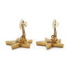 Chanel CC Logo Star Clip-On Earrings GP secondhand