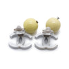 Chanel CC Logo Drop Clip-On Earrings secondhand