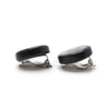 Chanel CC Logo Bicolor Button Clip-On Earrings secondhand