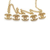 Chanel CC Logo Charm Chain Necklace GP secondhand