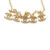 Chanel CC Logo Charm Chain Necklace GP secondhand
