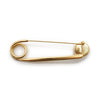 Chanel CC Logo Artificial Pearl Safety Pin Brooch GP secondhand