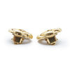 Chanel CC Logo Cut-out Round Clip-On Earrings GP secondhand