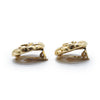 Chanel CC Logo Cut-out Round Clip-On Earrings GP secondhand