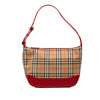 Burberry Haymarket Check Canvas Shoulder Bag Secondhand