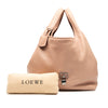 LOEWE Calfskin Calle Lock Shoulder Bag Secondhand