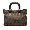 Secondhand Fendi Small Zucca Canvas Twins Tote