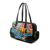 Prada Printed Canvas Venezia Shoulder Bag Secondhand