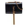 Saint Laurent Grain de Poudre Monogram Kate Tassel Airpods Bag Secondhand