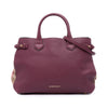 Burberry Medium Leather and House Check Banner Satchel Secondhand
