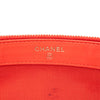 Chanel CC Quilted Lambskin Double Zip Clutch With Chain Secondhand