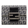 Fendi Zucchino Canvas Trifold Wallet Secondhand