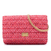 Chanel Quilted Tweed Reissue 2.55 Wallet On Chain Secondhand