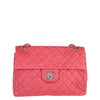 Chanel Raspberry Red Leather Shoulder Bag - 2000s Second hand