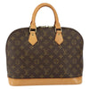 Louis Vuitton Alma Handbag Monogram Canvas
