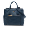 Prada Vitello Daino Front Pocket Open Convertible Tote Secondhand