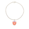 Chanel Brass Plated Resin CC Strawberry Charm Bracelet Secondhand