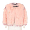 Dolce & Gabbana Pink Fur Crop Jacket - 2000s Second hand