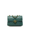 Chanel Mini Lambskin Diamond Lock Flap Secondhand