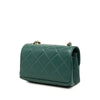Chanel Mini Lambskin Diamond Lock Flap Secondhand