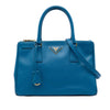 Prada Small Saffiano Lux Galleria Double Zip Satchel Secondhand