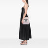 Prada Raffia Effect Crochet Embroidered Logo Crossbody Secondhand