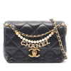 Chanel Mini CC Quilted Lambskin Pearl Single Flap Secondhand