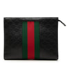 Gucci Guccissima Web Clutch Secondhand