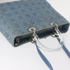 Christian Dior Vintage Lady Dior Bag Cannage Quilt Denim