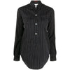 Romeo Gigli Black Pinstriped Shirt - '90s Second hand