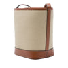 Celine Small Canvas Cuir Triomphe Bucket Bag Secondhand