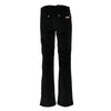 Roberto Cavalli Black Velvet Cotton Skinny Trousers - 2000s Second hand