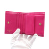 Vintage Chanel Matelasse Bi-Fold Wallet Pink Purple Leather