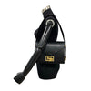 Leather Carriage Flap Shoulder Bag - '10s Second-hand