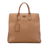 Prada Saffiano Lux Double Handle Shopping Tote Secondhand