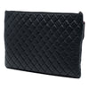 Chanel Large Quilted Grained Calfskin Archi Chic Cosmetic Case Secondhand