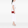 Chanel CC Embossed Lambskin Camellia Wallet On Chain Secondhand