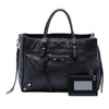 Balenciaga Mini Leather Papier A6 Zip Around Satchel Secondhand